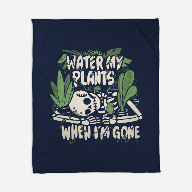 Water My Plants-none fleece blanket-8BitHobo