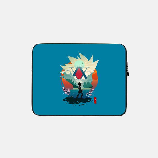 On A Quest-none zippered laptop sleeve-bellahoang