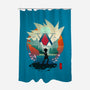 On A Quest-none polyester shower curtain-bellahoang
