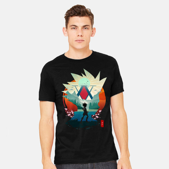 On A Quest-mens heavyweight tee-bellahoang