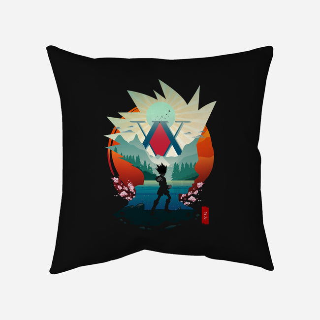 On A Quest-none removable cover throw pillow-bellahoang