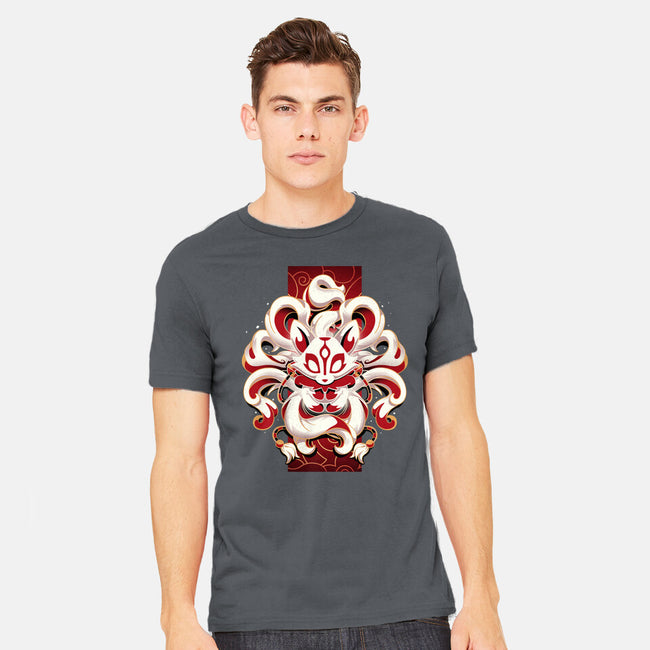 Fox Spirit-mens heavyweight tee-Snouleaf