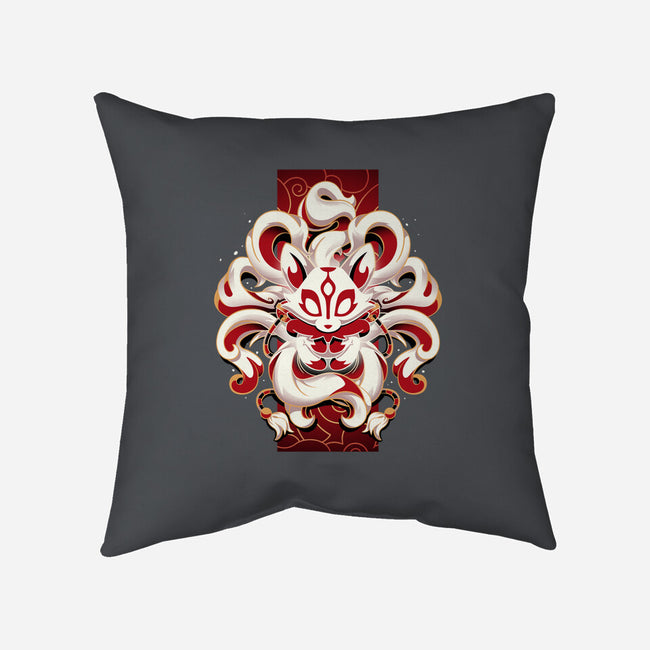 Fox Spirit-none removable cover w insert throw pillow-Snouleaf