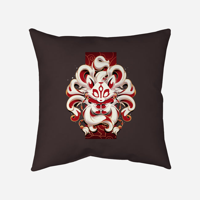 Fox Spirit-none removable cover w insert throw pillow-Snouleaf