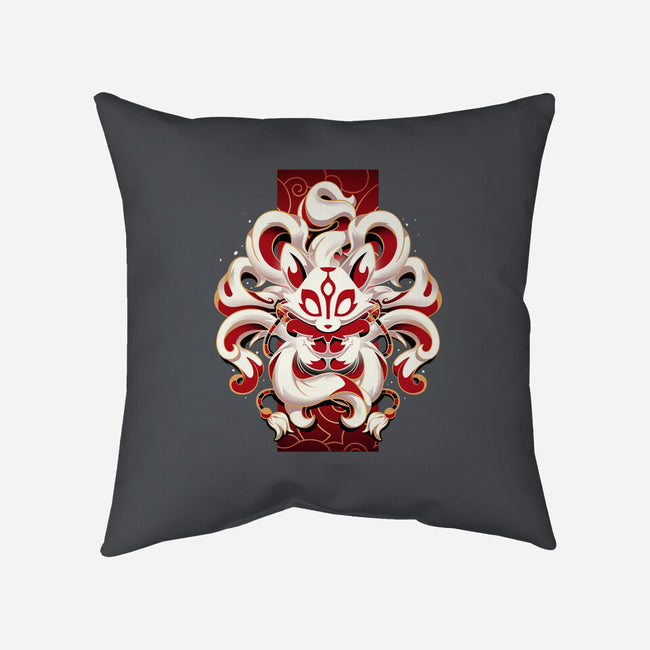 Fox Spirit-none removable cover throw pillow-Snouleaf