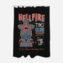 Hellfire Tiki Club-none polyester shower curtain-Nemons