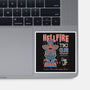 Hellfire Tiki Club-none glossy sticker-Nemons