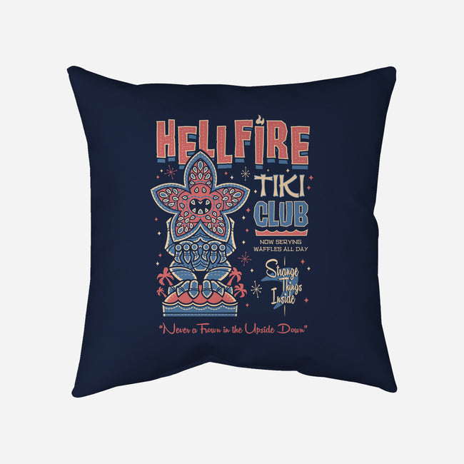 Hellfire Tiki Club-none removable cover w insert throw pillow-Nemons