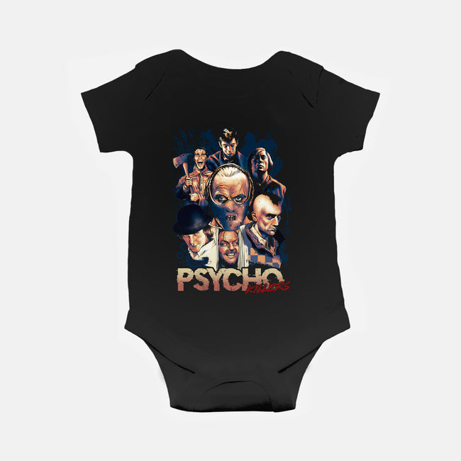 Psycho Killers-baby basic onesie-Conjura Geek