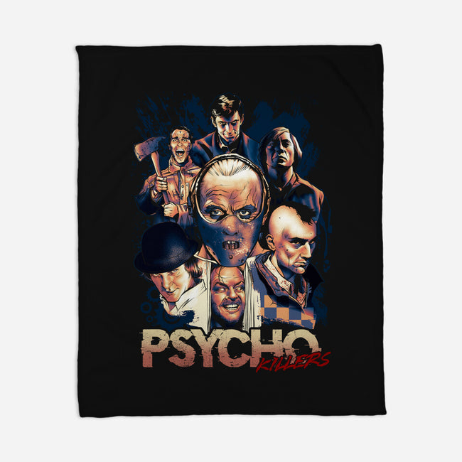 Psycho Killers-none fleece blanket-Conjura Geek