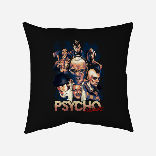 Psycho Killers-none removable cover w insert throw pillow-Conjura Geek