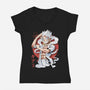 Joy Boy-womens v-neck tee-Nihon Bunka