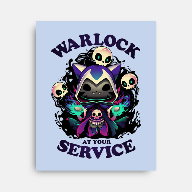 Warlock's Call-none stretched canvas-Snouleaf