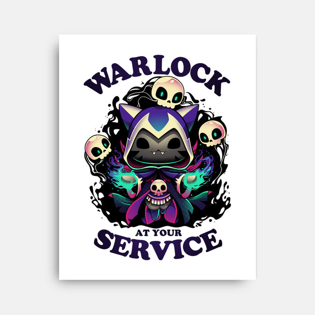 Warlock's Call-none stretched canvas-Snouleaf