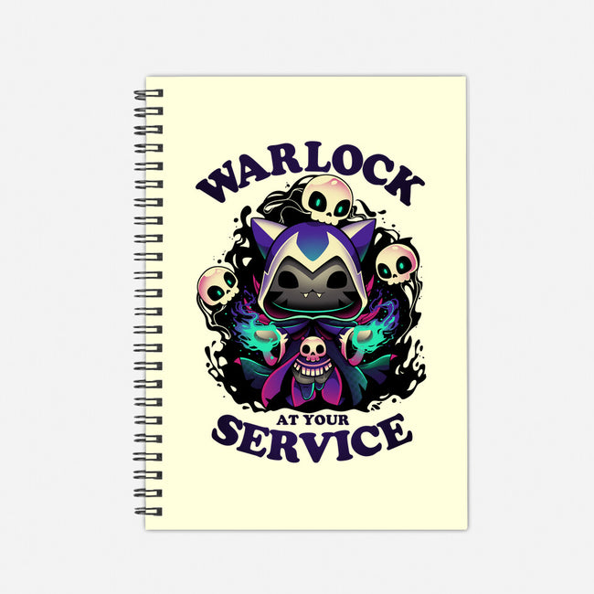 Warlock's Call-none dot grid notebook-Snouleaf