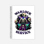 Warlock's Call-none dot grid notebook-Snouleaf