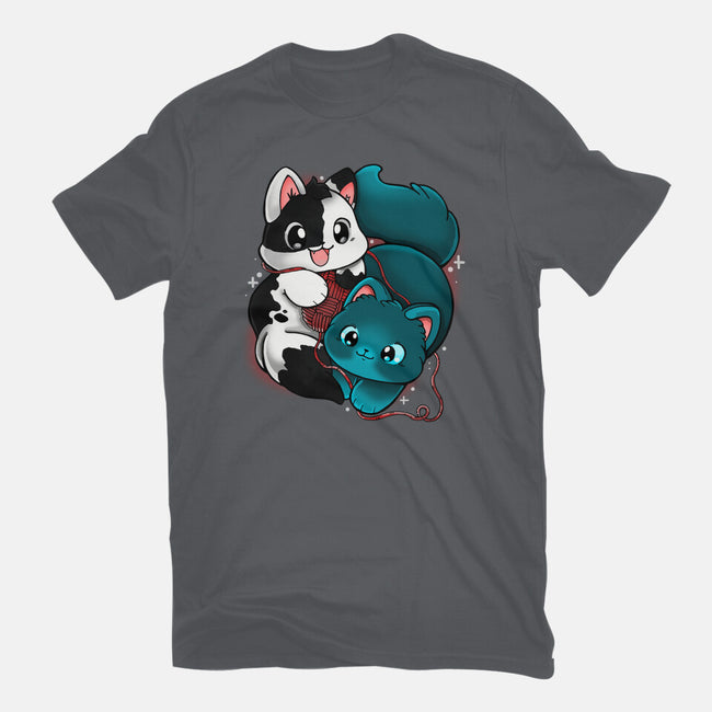 Kittens At Play-womens fitted tee-Vallina84