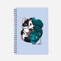 Kittens At Play-none dot grid notebook-Vallina84