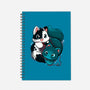 Kittens At Play-none dot grid notebook-Vallina84