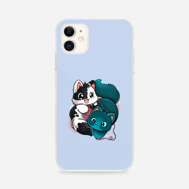 Kittens At Play-iphone snap phone case-Vallina84