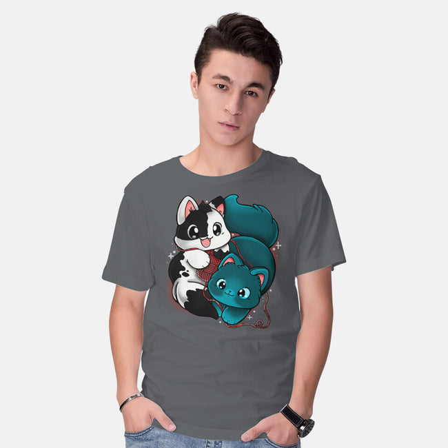 Kittens At Play-mens basic tee-Vallina84