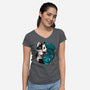 Kittens At Play-womens v-neck tee-Vallina84