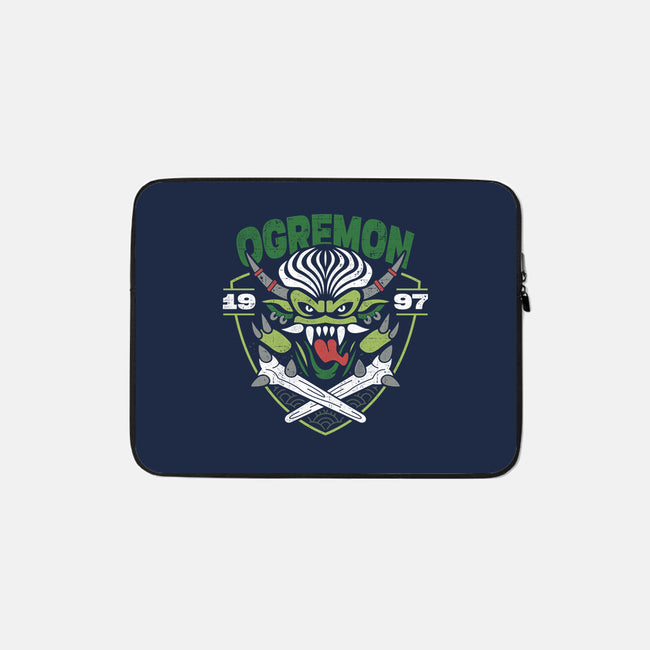 Digital Ogre Emblem-none zippered laptop sleeve-Logozaste