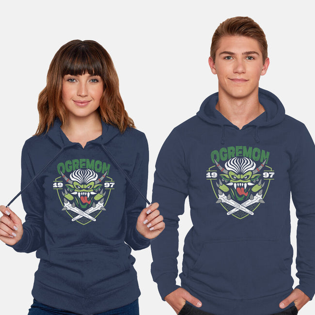 Digital Ogre Emblem-unisex pullover sweatshirt-Logozaste
