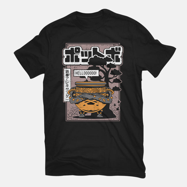 Japanese Warrior Jar-unisex basic tee-Logozaste