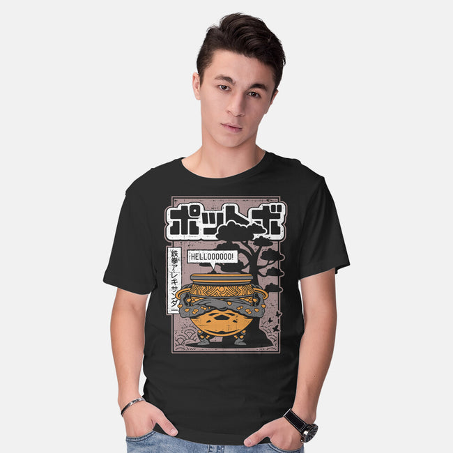 Japanese Warrior Jar-mens basic tee-Logozaste