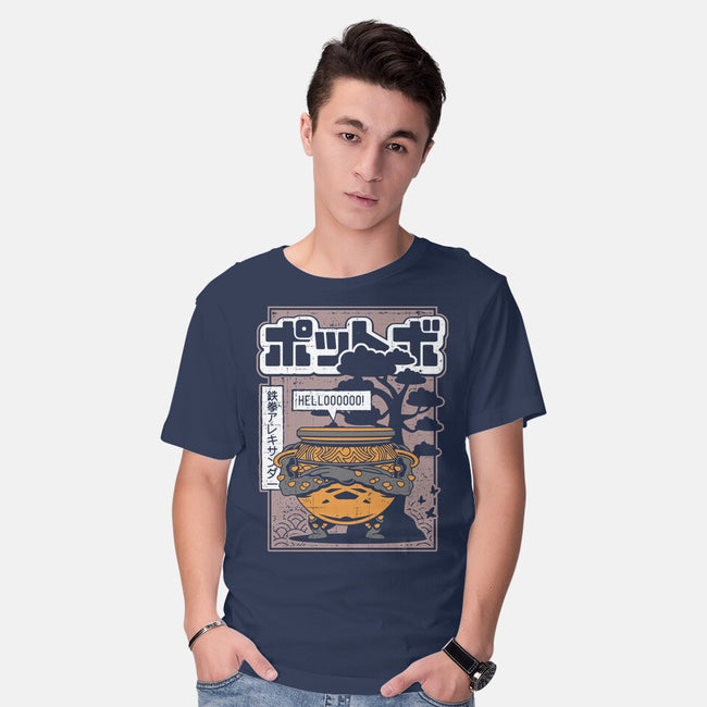 Japanese Warrior Jar-mens basic tee-Logozaste