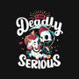 Deadly Serious-womens v-neck tee-Snouleaf