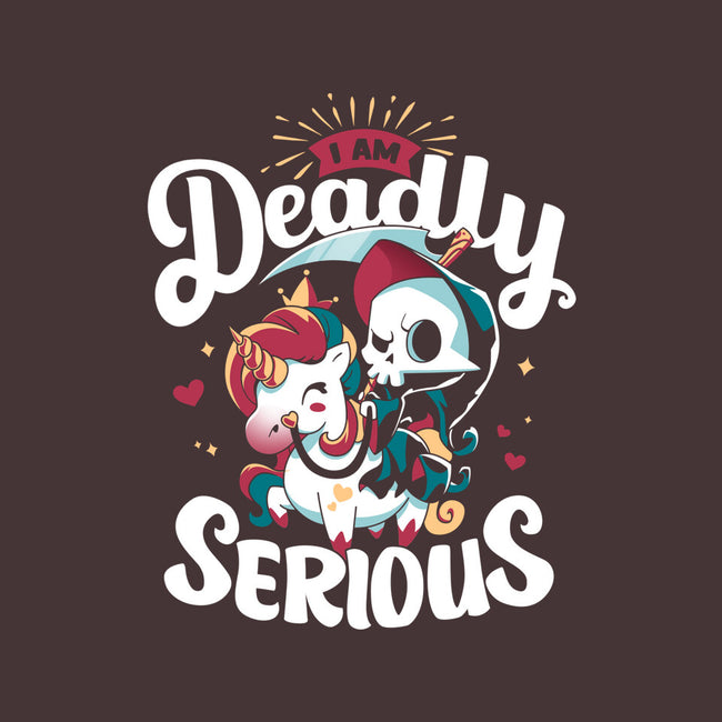 Deadly Serious-none adjustable tote bag-Snouleaf