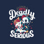 Deadly Serious-womens v-neck tee-Snouleaf