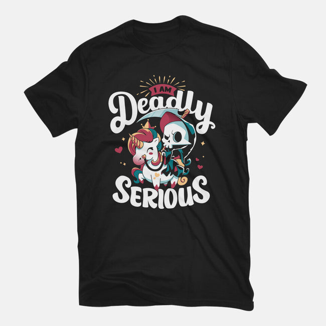 Deadly Serious-mens basic tee-Snouleaf