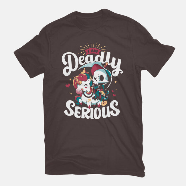 Deadly Serious-womens basic tee-Snouleaf