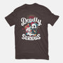 Deadly Serious-womens basic tee-Snouleaf