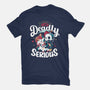 Deadly Serious-youth basic tee-Snouleaf