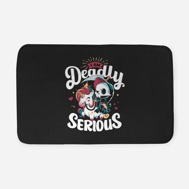 Deadly Serious-none memory foam bath mat-Snouleaf