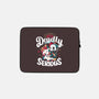 Deadly Serious-none zippered laptop sleeve-Snouleaf