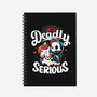 Deadly Serious-none dot grid notebook-Snouleaf