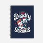 Deadly Serious-none dot grid notebook-Snouleaf