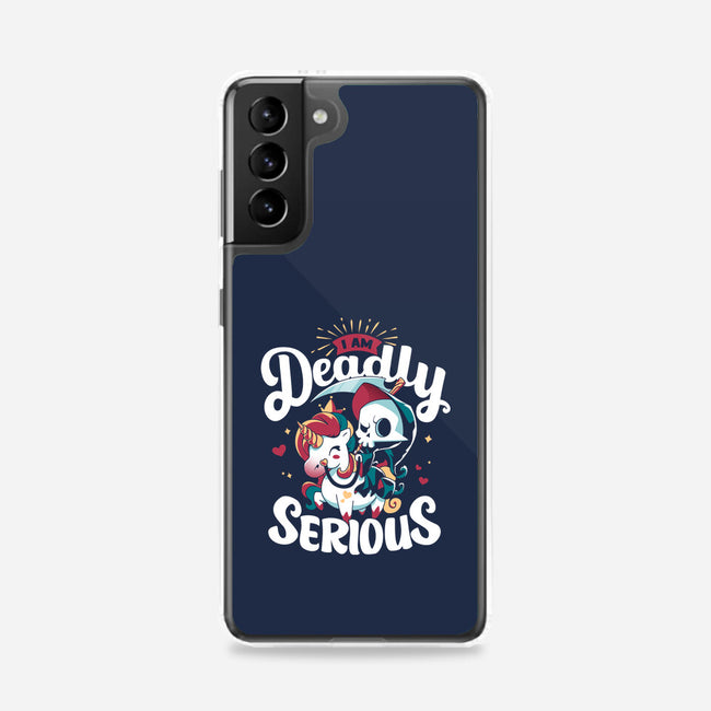 Deadly Serious-samsung snap phone case-Snouleaf