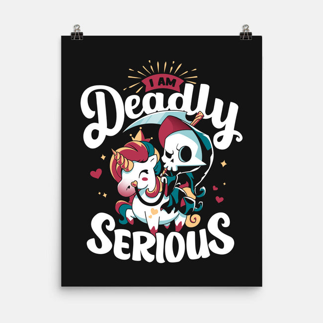 Deadly Serious-none matte poster-Snouleaf