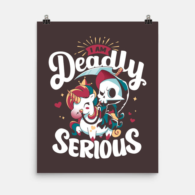 Deadly Serious-none matte poster-Snouleaf