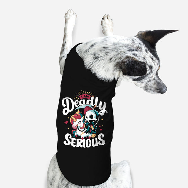 Deadly Serious-dog basic pet tank-Snouleaf