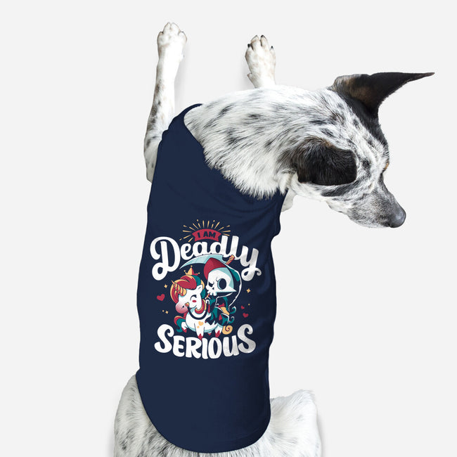 Deadly Serious-dog basic pet tank-Snouleaf