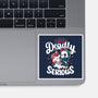 Deadly Serious-none glossy sticker-Snouleaf