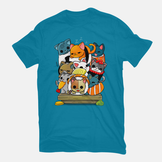 CatSushi-mens premium tee-Vallina84