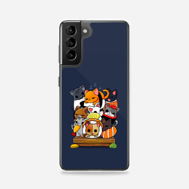 CatSushi-samsung snap phone case-Vallina84